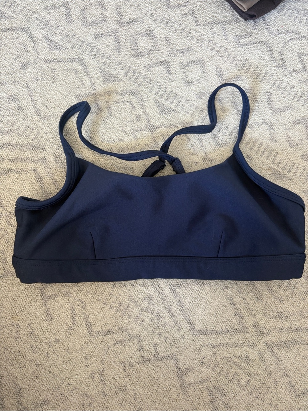 ALO Yoga Navy Bralette Swim Top